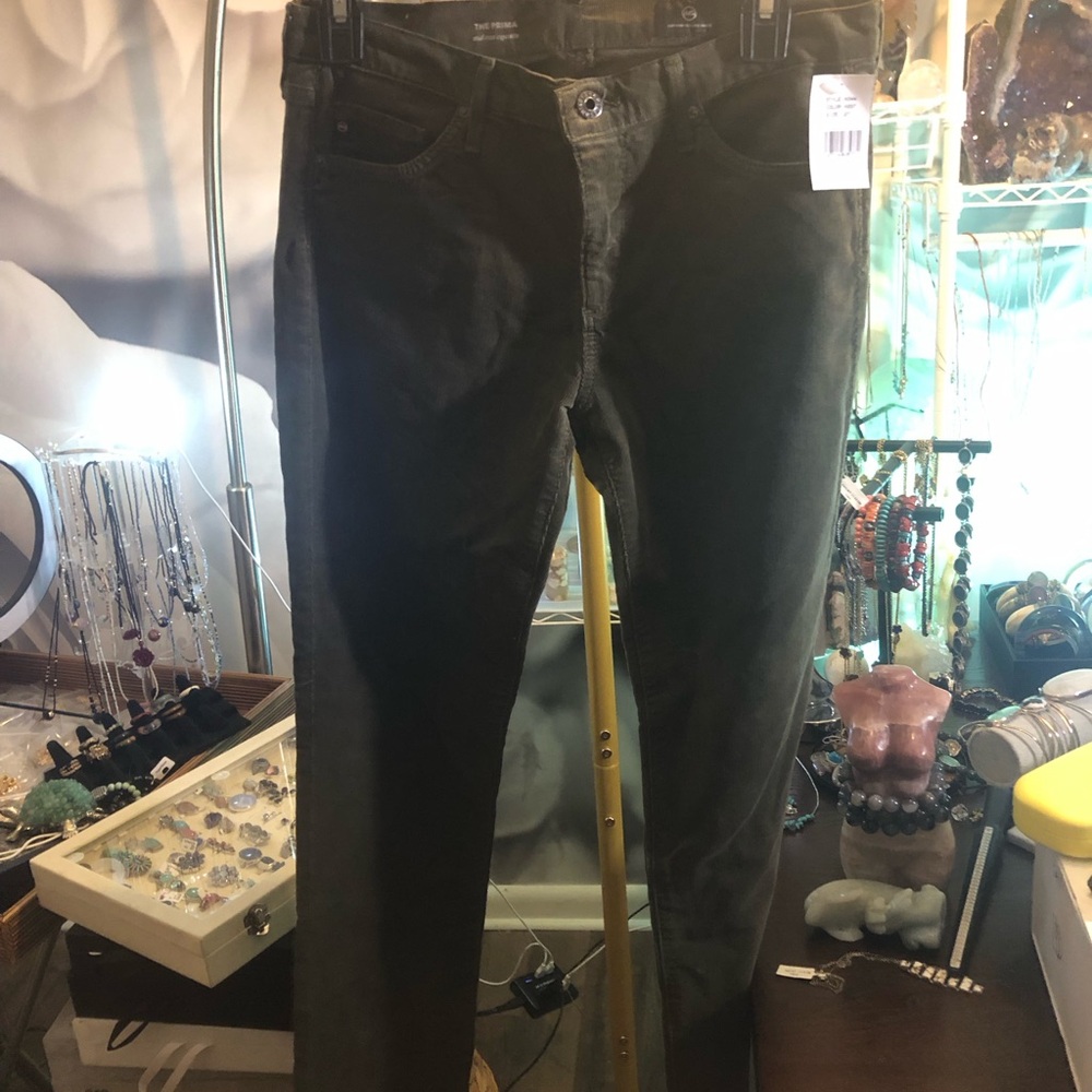 AG Mid-rise Corduroy Prima Jeans. SOLD
